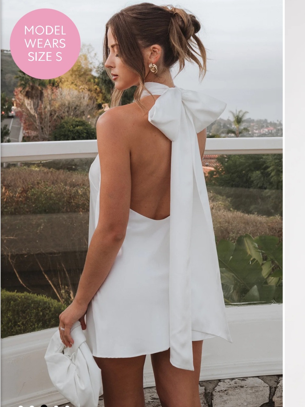 Show Me Your Mumu Lisa Mini Dress | Ivory Luxe Satin